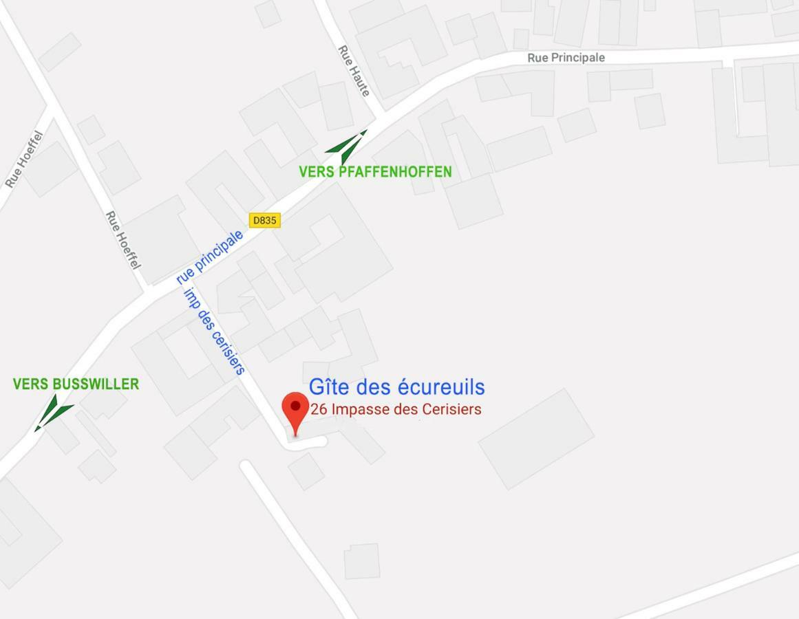 Le Gite Des Ecureuils Schalkendorf Екстер'єр фото